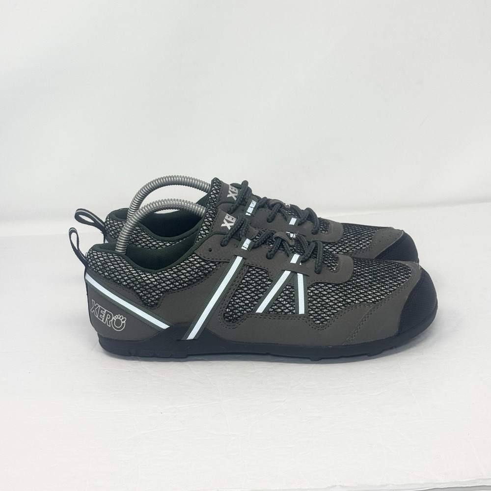 Xero Shoes Mens Terra Flex Sneakers 9 Gray Mesh Barefoot Zero Drop Minimalist